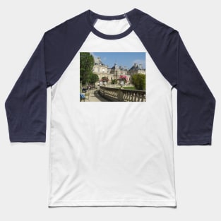 Paris Luxembourg Gardens and Senate Baseball T-Shirt